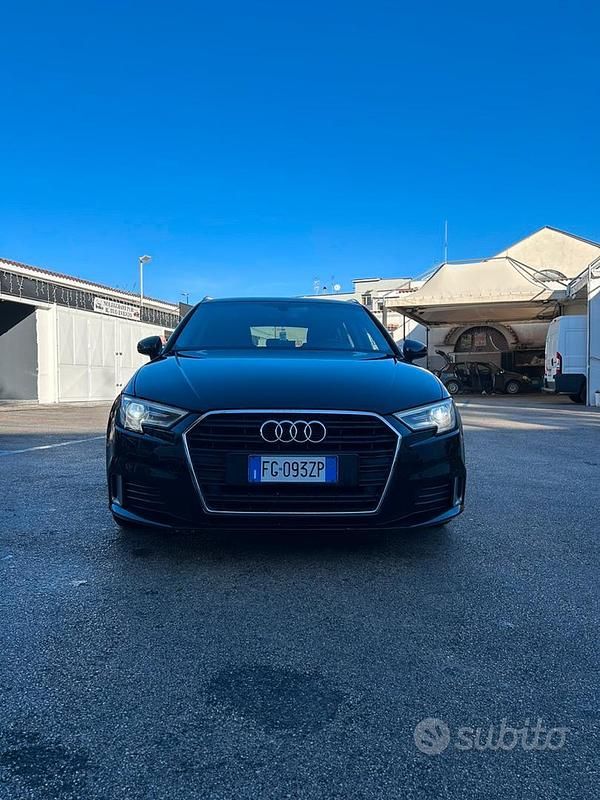 Usata Audi A3 116 CV (85 kW) 2017 Nero Berlina