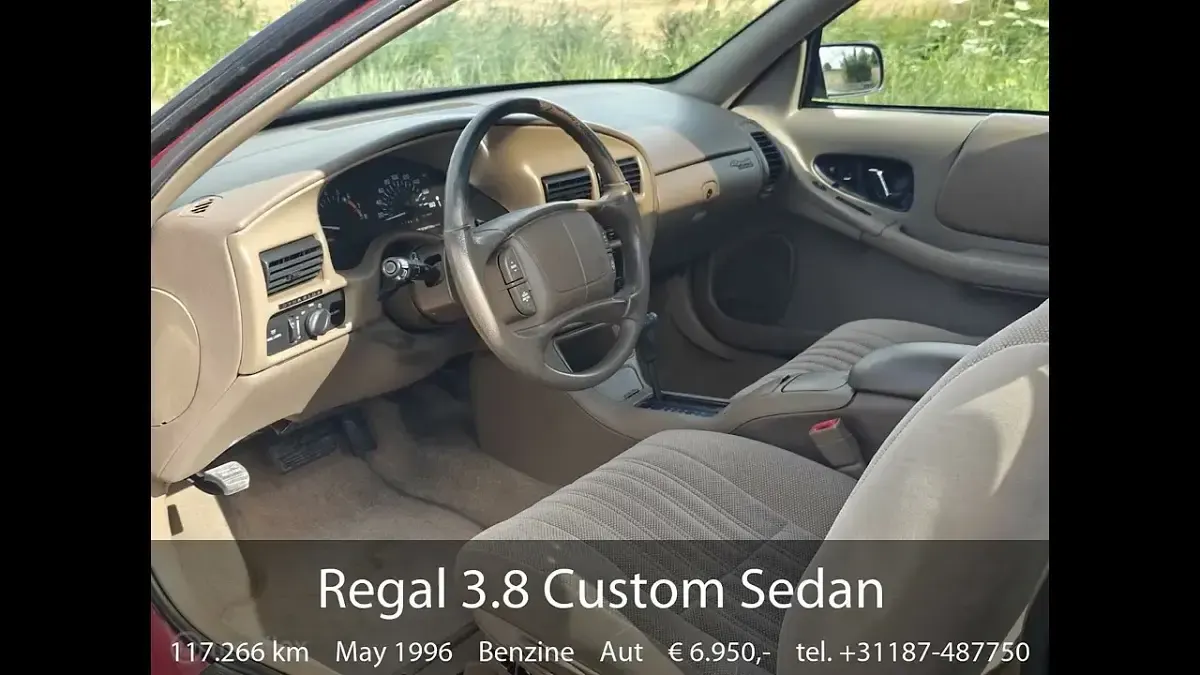 Usata Buick Regal 205 CV (150 kW) 1996 Rosso Berlina
