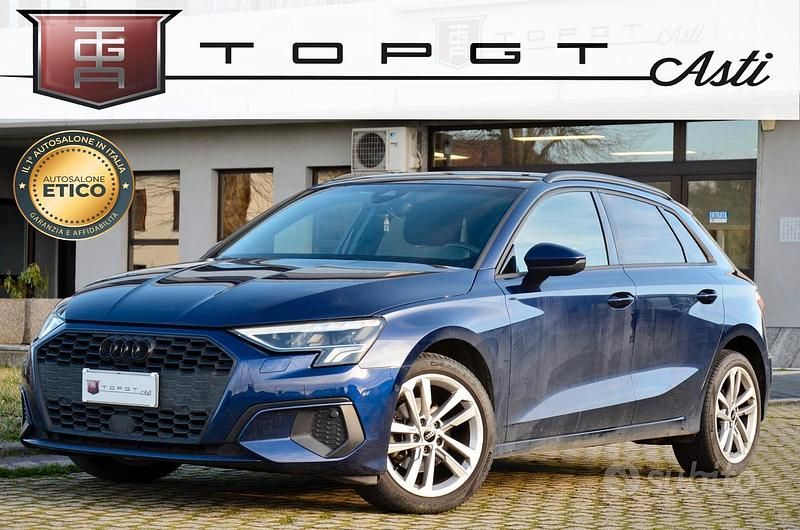 Usata Audi A3 Advanced Plus 116 CV (85 kW) 2022 Blu Berlina
