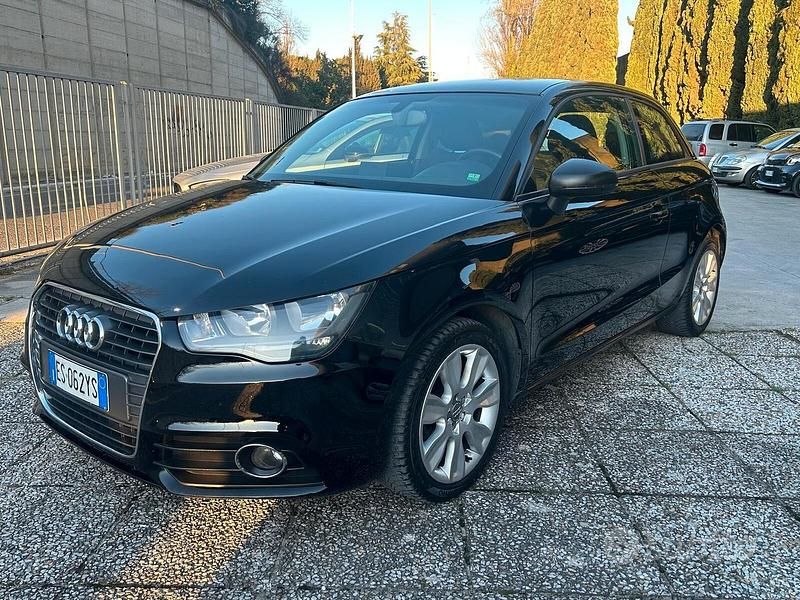 Usata Audi A1 Attraction 90 CV (66 kW) 2013 Nero Utilitaria