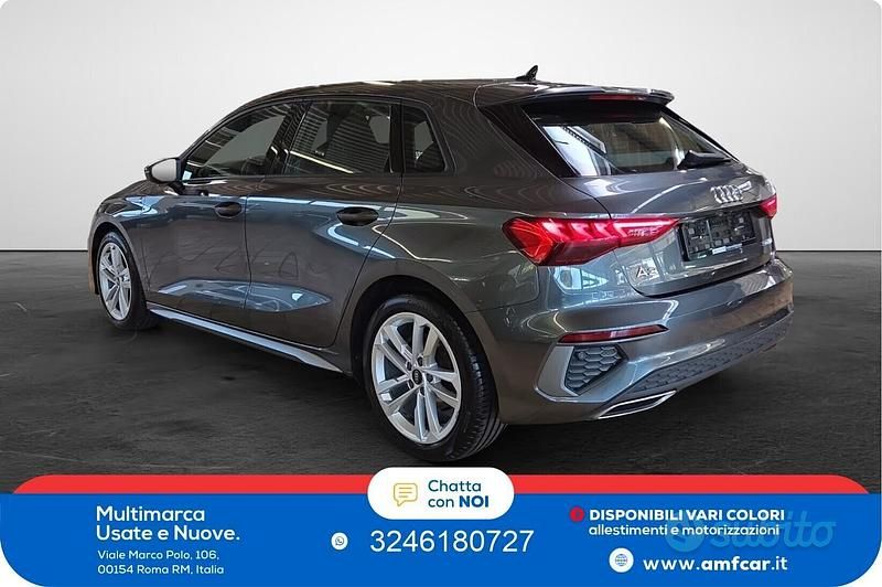 Usata Audi A3 S-Line 116 CV (85 kW) 2022 Nero Berlina