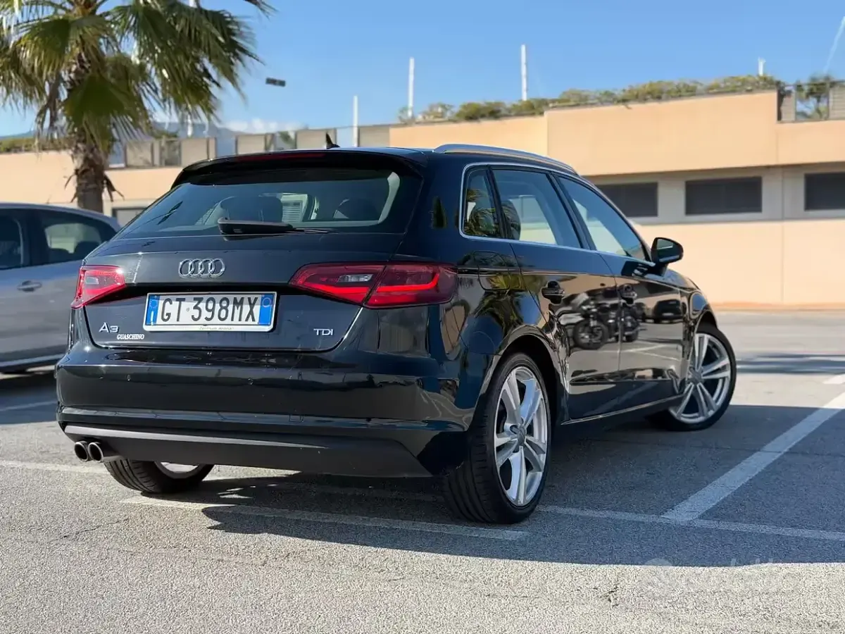 Usata Audi A3 150 CV (110 kW) 2013 Nero Berlina