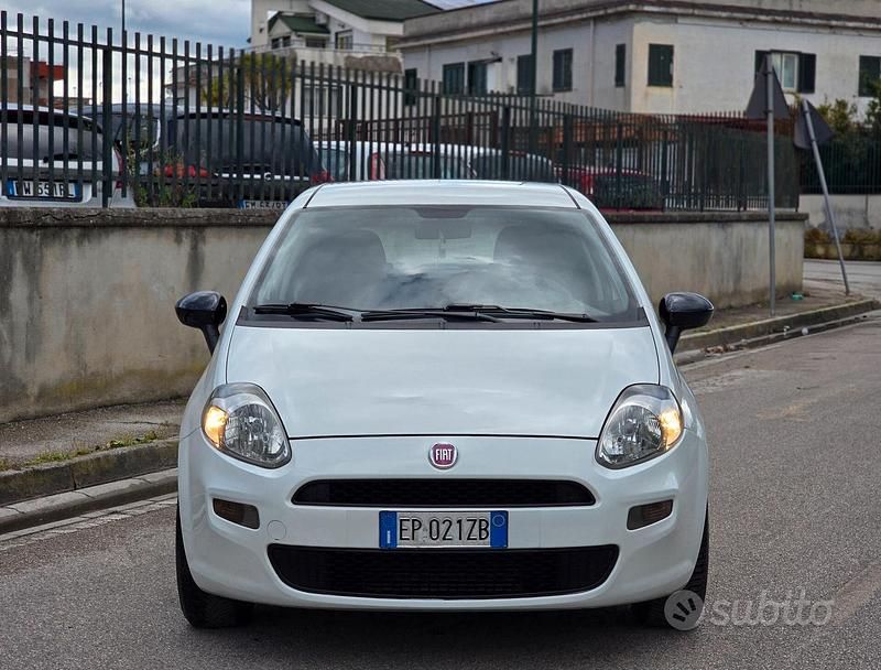 Usata Fiat Punto Easy 75 CV (55 kW) 2014 Bianco Utilitaria