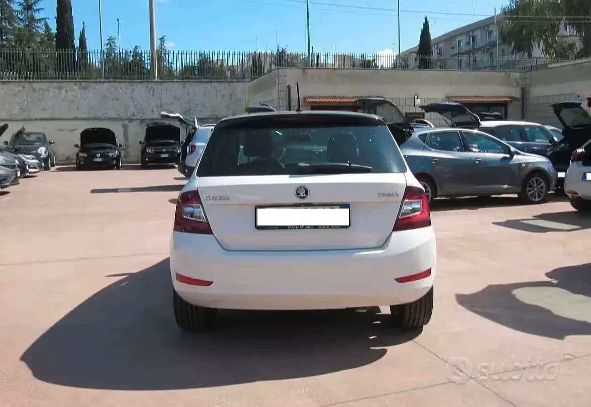 Usata Skoda Fabia 60 CV (44 kW) 2019 Bianco Utilitaria