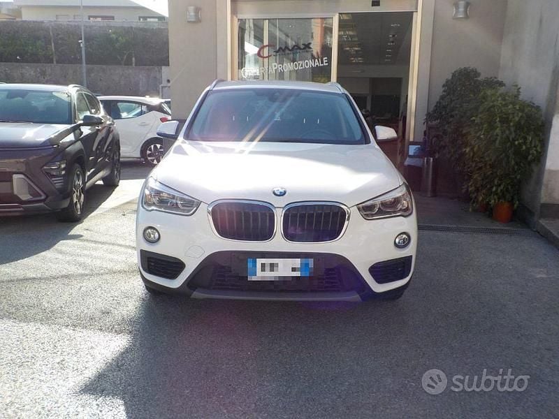 Usata BMW X1 Advantage 150 CV (110 kW) 2018 Bianco SUV