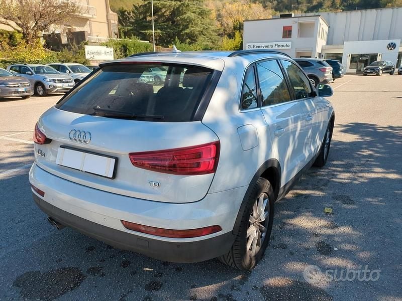 Usata Audi Q3 Business 150 CV (110 kW) 2018 Bianco ghiacciaio metallizzato SUV
