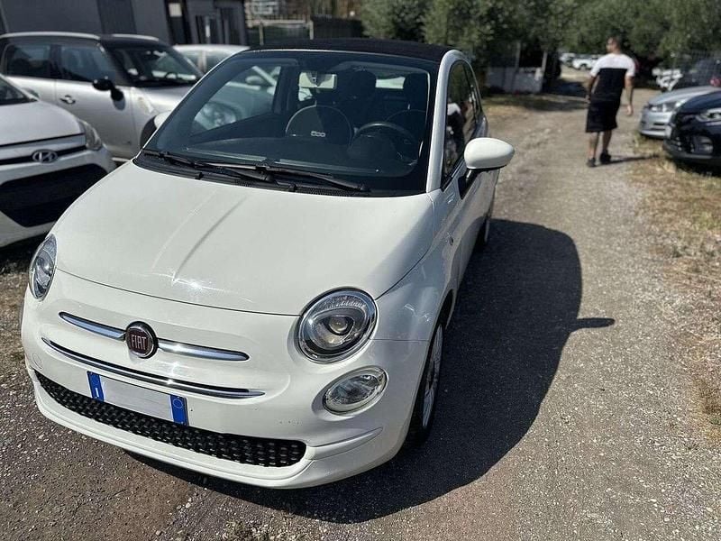 Bianco Usata 2019 Fiat 500C Lounge Cabrio | 8950 € (Super prezzo) - Immagine 1/4