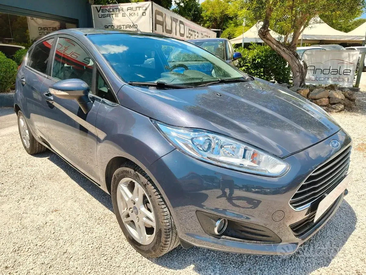 Usata Ford Fiesta Titanium 95 CV (69 kW) 2014 Grigio Utilitaria