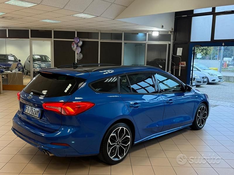 Usata Ford Focus ST-Line 150 CV (110 kW) 2018 Blu Station wagon