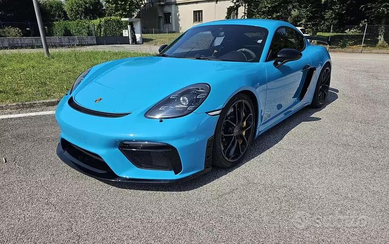 Usata Porsche 718 Cayman GT4 420 CV (308 kW) 2019 Blu/azzurro Coupé