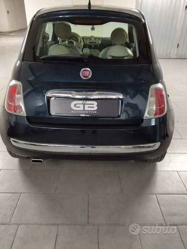 Usata Fiat 500 Lounge 69 CV (50 kW) 2008 Blu Utilitaria