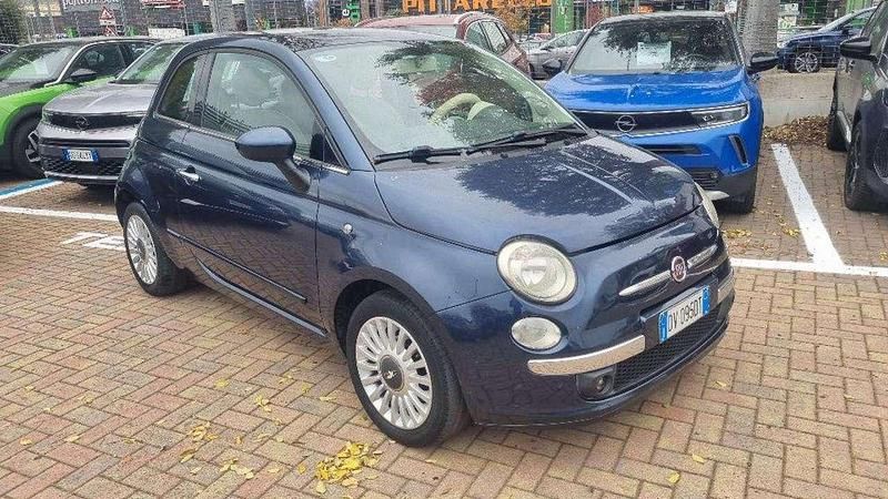 Usata Fiat 500 Lounge 69 CV (50 kW) 2009 Blu Utilitaria