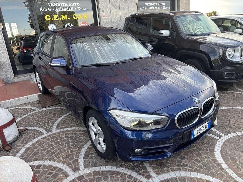 Usata BMW 116 Efficient Dynamics 116 CV (85 kW) 2016 Blu/azzurro Utilitaria