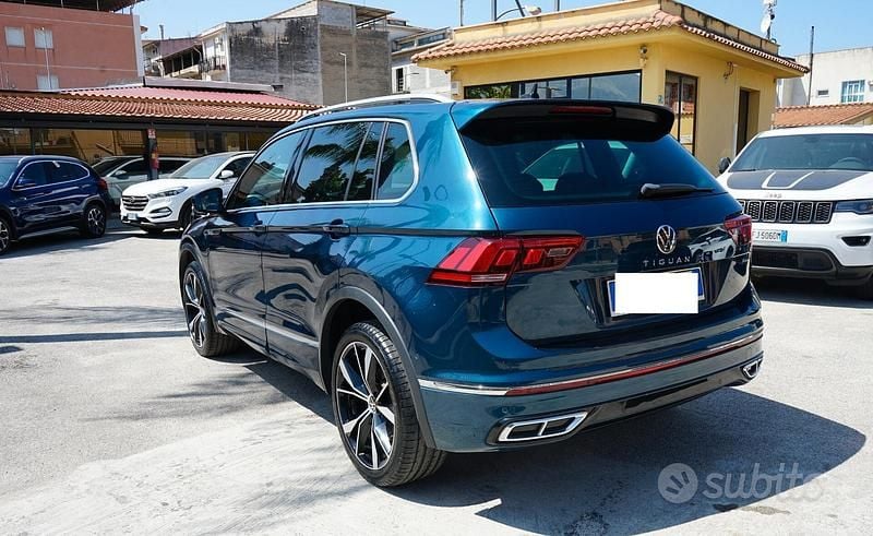 Usata VW Tiguan R 150 CV (110 kW) 2021 Blu SUV