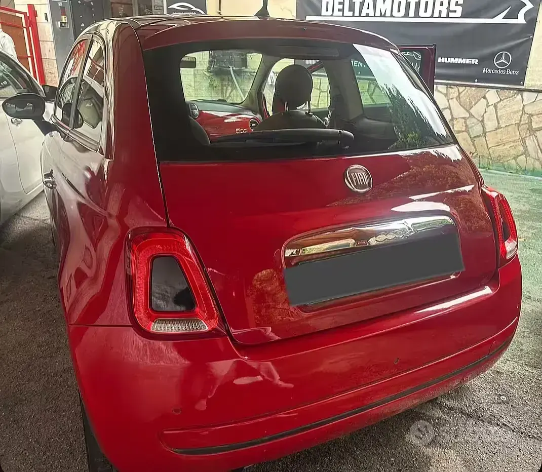 Usata Fiat 500 Lounge 69 CV (50 kW) 2015 Rosso Berlina
