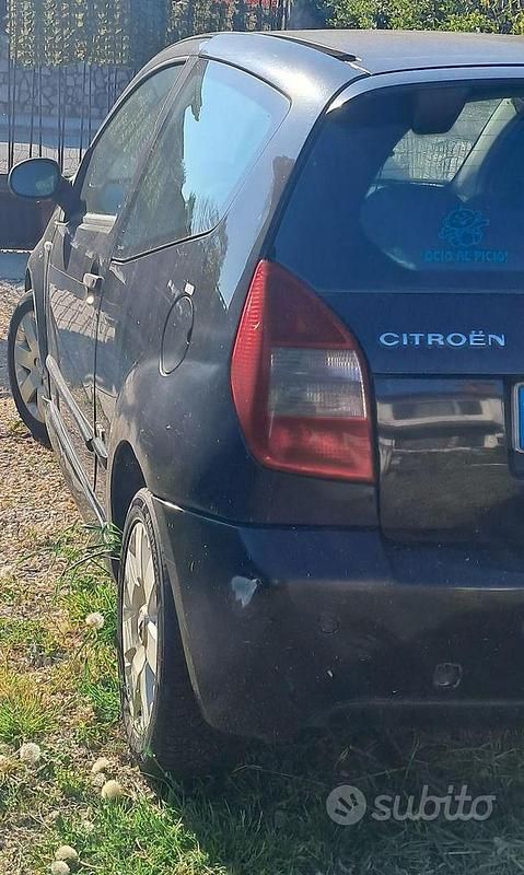 Usata Citroën C2 VTR Sport 68 CV (50 kW) 2005 Nero Utilitaria