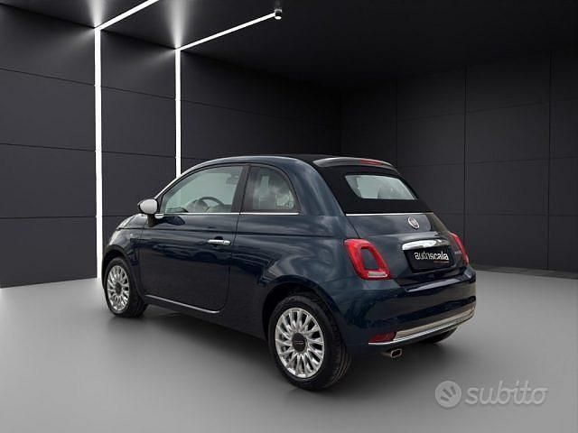 Usata Fiat 500C Dolcevita 69 CV (50 kW) 2024 Blu Cabrio