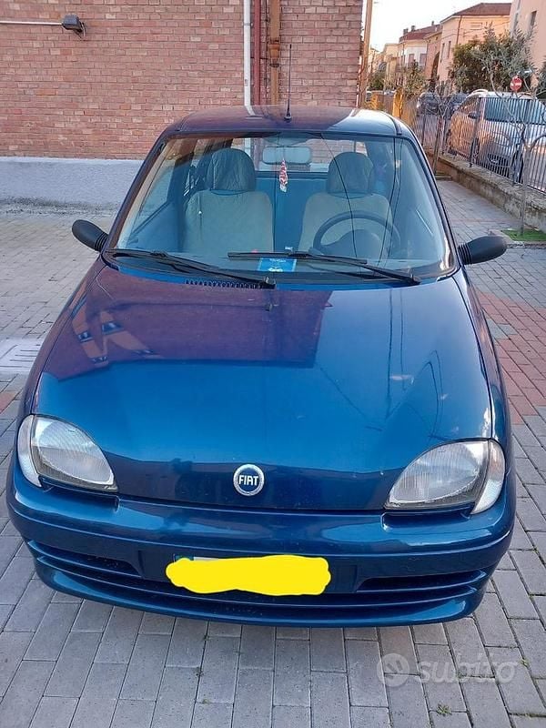 Usata Fiat Seicento 2001 Blu Utilitaria
