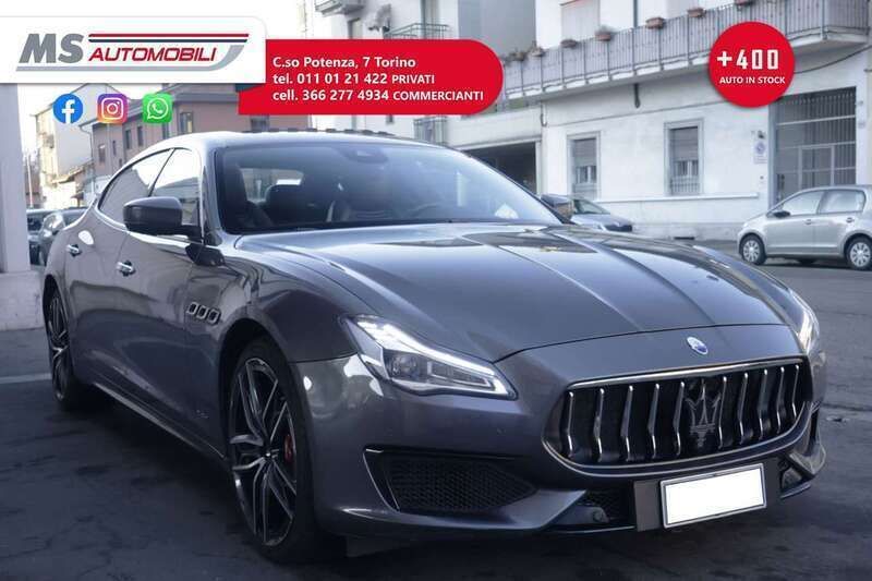 Grigio Usata 2018 Maserati Quattroporte Tre volumi | 30.900 € (Buon prezzo) - Immagine 1/4