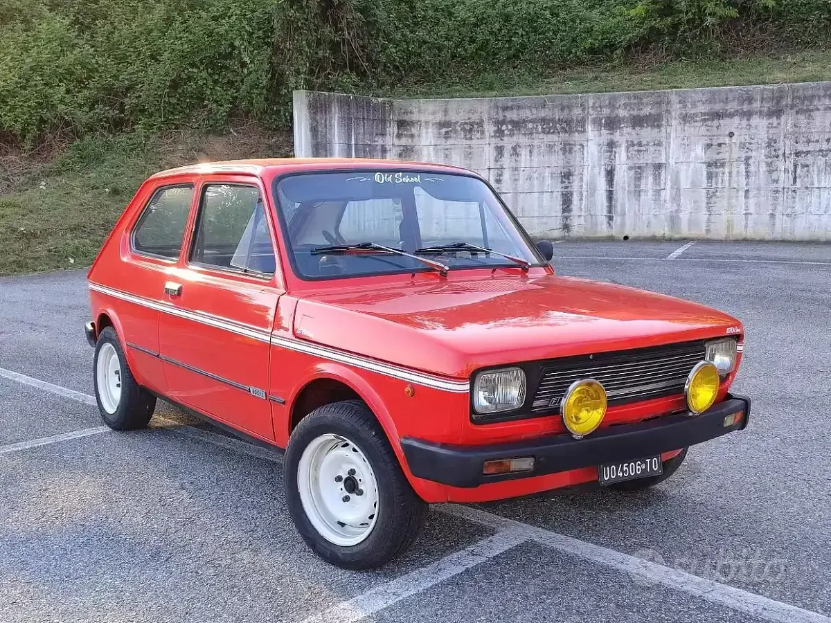 Usata Fiat 127 1970 Rosso Utilitaria