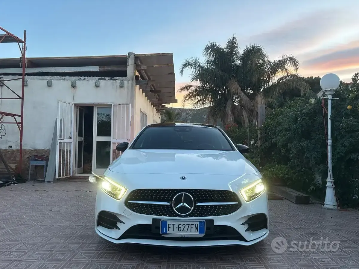 Usata Mercedes A200 163 CV (119 kW) 2018 Bianco Berlina