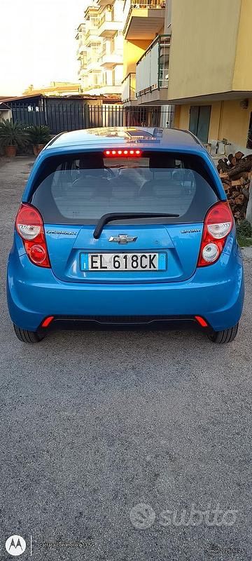 Usata Chevrolet Spark LS 68 CV (50 kW) 2012 Blu Utilitaria