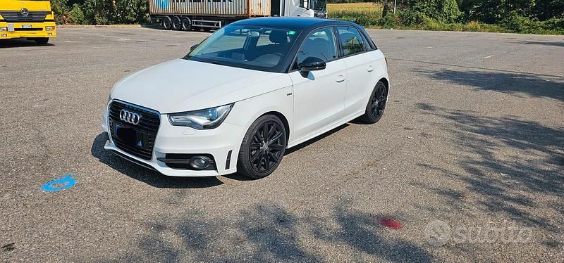 Usata Audi A1 Sportback S-Line 86 CV (63 kW) 2015 Bianco Utilitaria