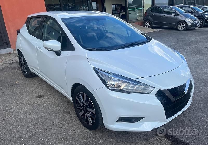 Usata Nissan Micra Tekna 90 CV (66 kW) 2019 Bianco Utilitaria