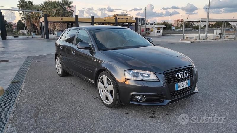 Usata Audi A3 S-Line 170 CV (125 kW) 2009 Grigio Berlina