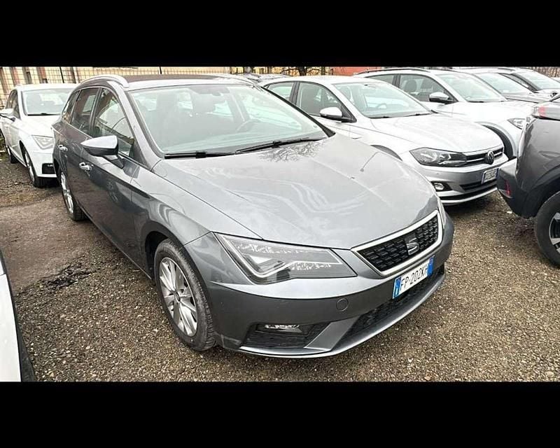 Usata Seat Leon ST Business 110 CV (80 kW) 2018 Grigio Station wagon