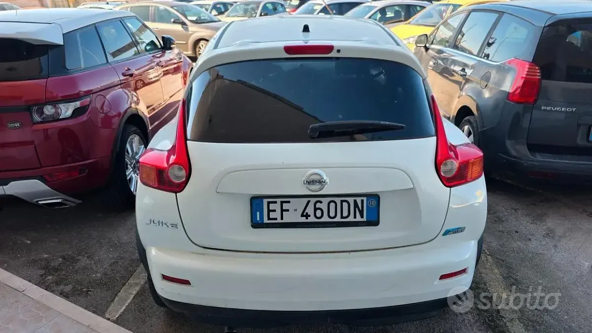 Usata Nissan Juke Visia 110 CV (80 kW) 2010 Bianco SUV