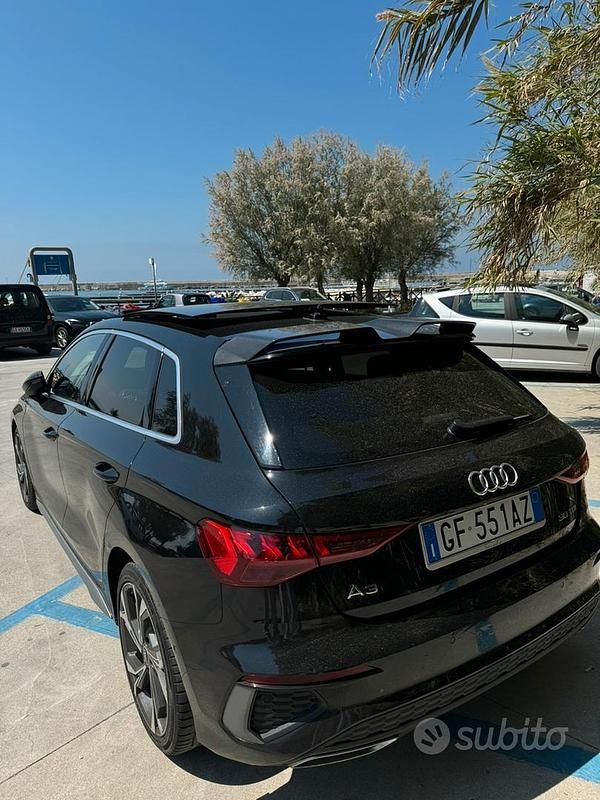 Usata Audi A3 S-Line 120 CV (88 kW) 2021 Nero Berlina
