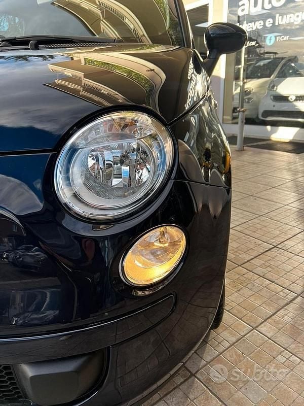 Usata Fiat 500 Pop 69 CV (50 kW) 2010 Blu Utilitaria