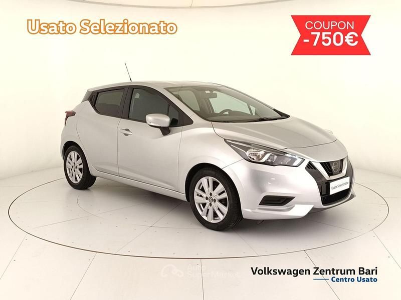 Usata Nissan Micra Acenta 101 CV (74 kW) 2020 Argento Berlina