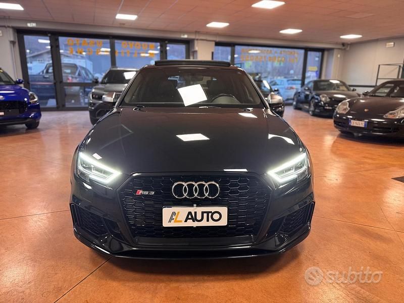 Usata Audi RS3 Ambiente 400 CV (294 kW) 2018 Nero Berlina