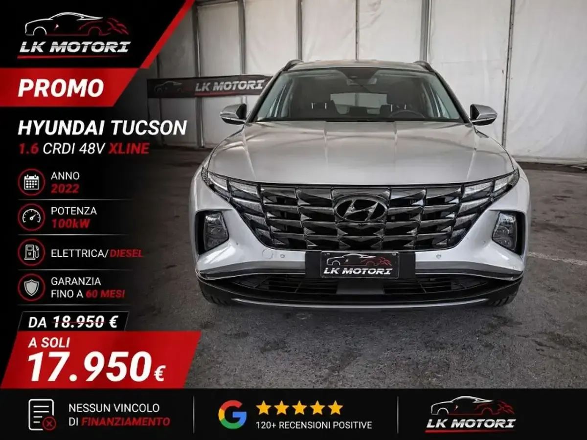 Usata Hyundai Tucson 136 CV (100 kW) 2022 Gray SUV