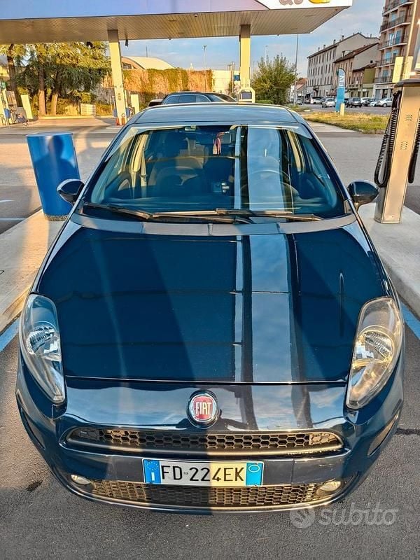 Usata Fiat Punto 77 CV (56 kW) 2016 Blu Berlina