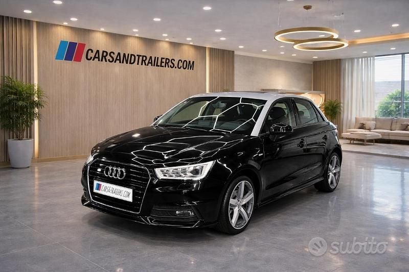 Usata Audi A1 S-Line 90 CV (66 kW) 2016 Nero Utilitaria