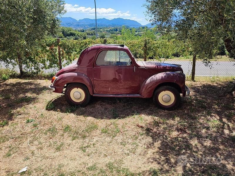 Usata Fiat Topolino 1950 Rosso Utilitaria