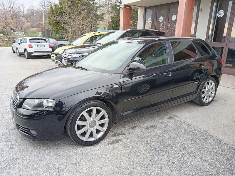 Usata Audi A3 S-line plus 140 CV (102 kW) 2007 Nero Utilitaria