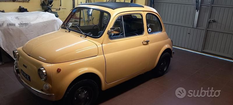 Usata Fiat 500 1970 Giallo Utilitaria