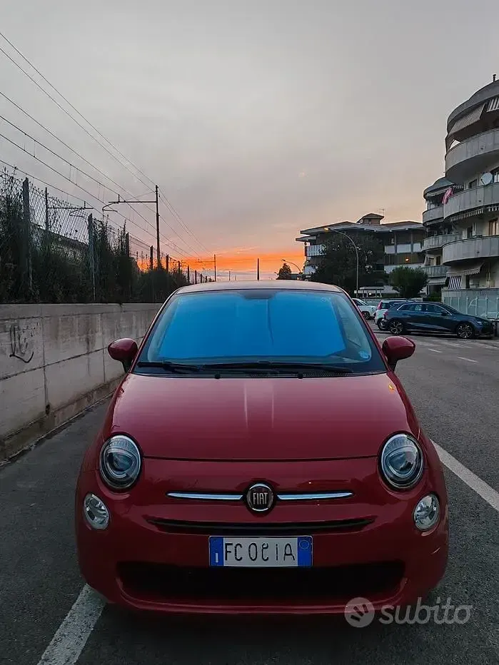 Usata Fiat 500 Pop 69 CV (50 kW) 2015 Rosso Monovolume
