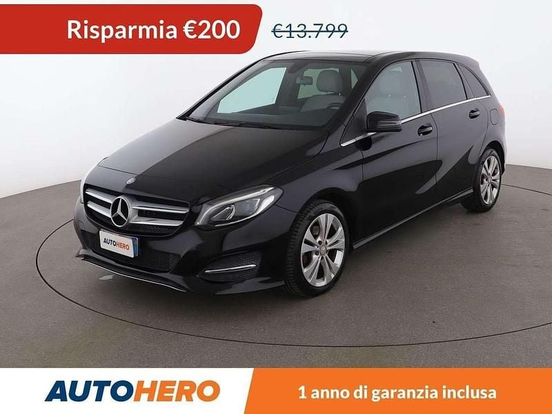 Nero Usata 2016 Mercedes B200 Monovolume | 13.599 € (Buon prezzo) - Immagine 1/4