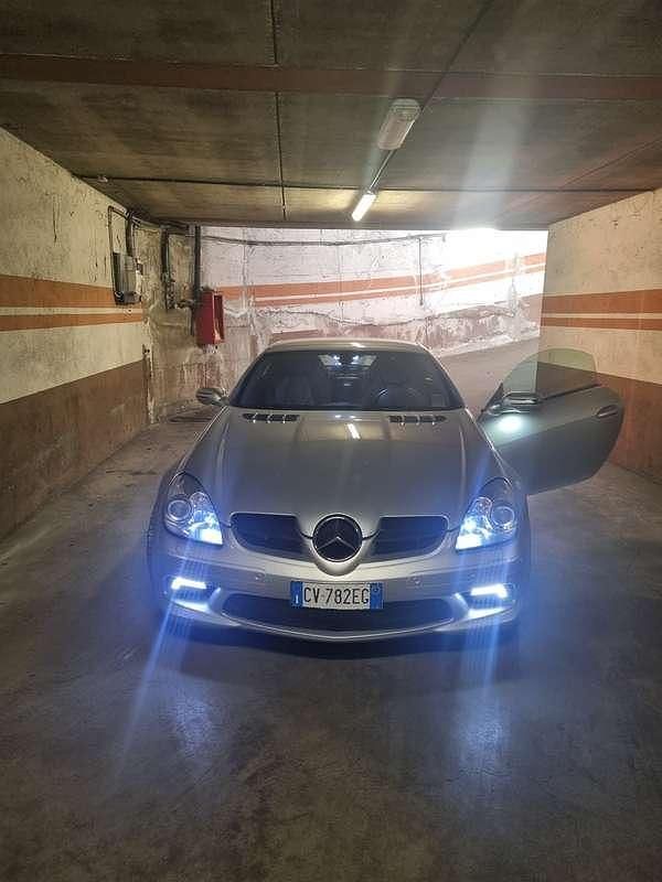 Usata Mercedes SLK200 AMG 163 CV (119 kW) 2005 Argento Cabrio