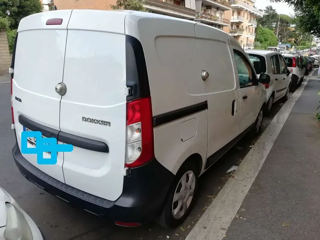 Usata Dacia Dokker Ambiance 90 CV (66 kW) 2017 Bianco Monovolume