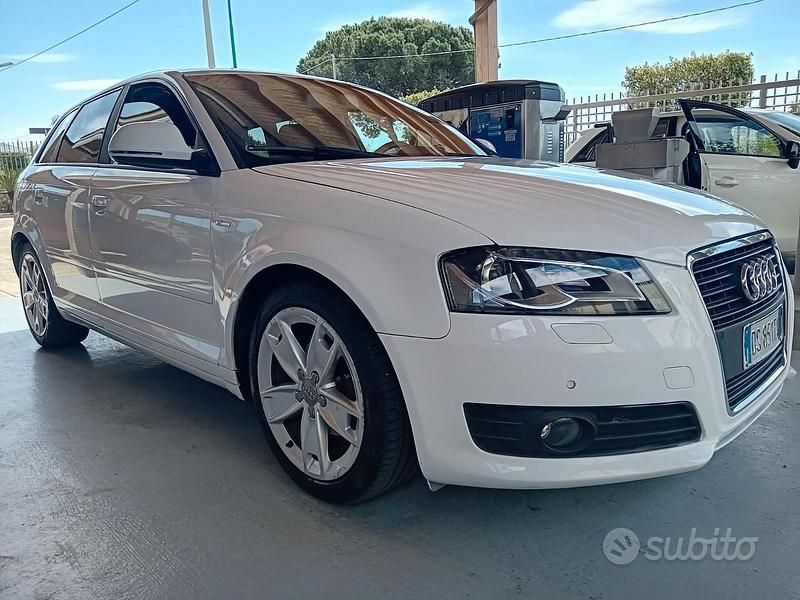 Usata Audi A3 S-Line 105 CV (77 kW) 2008 Bianco Utilitaria