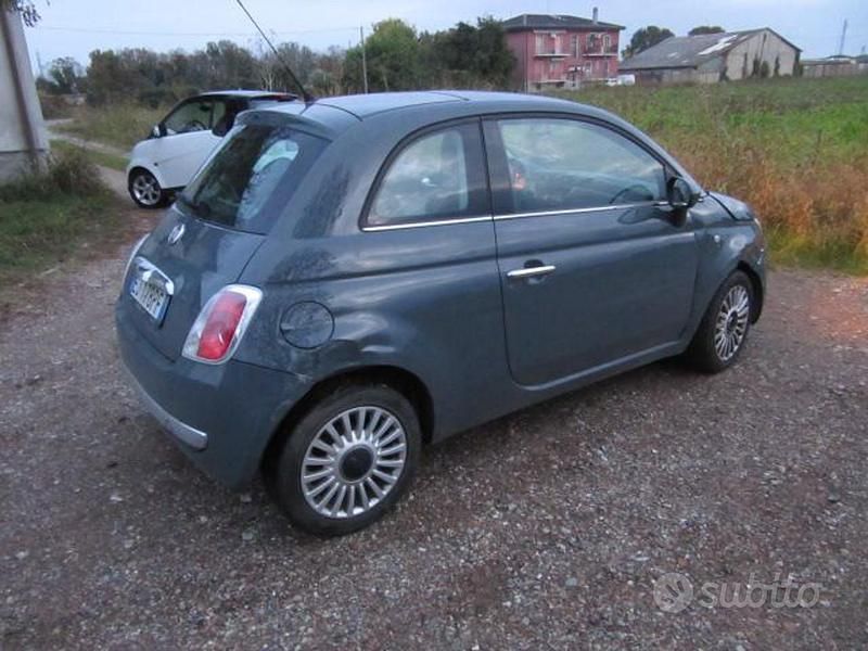 Usata Fiat 500 Lounge 69 CV (50 kW) 2011 Grigio Utilitaria