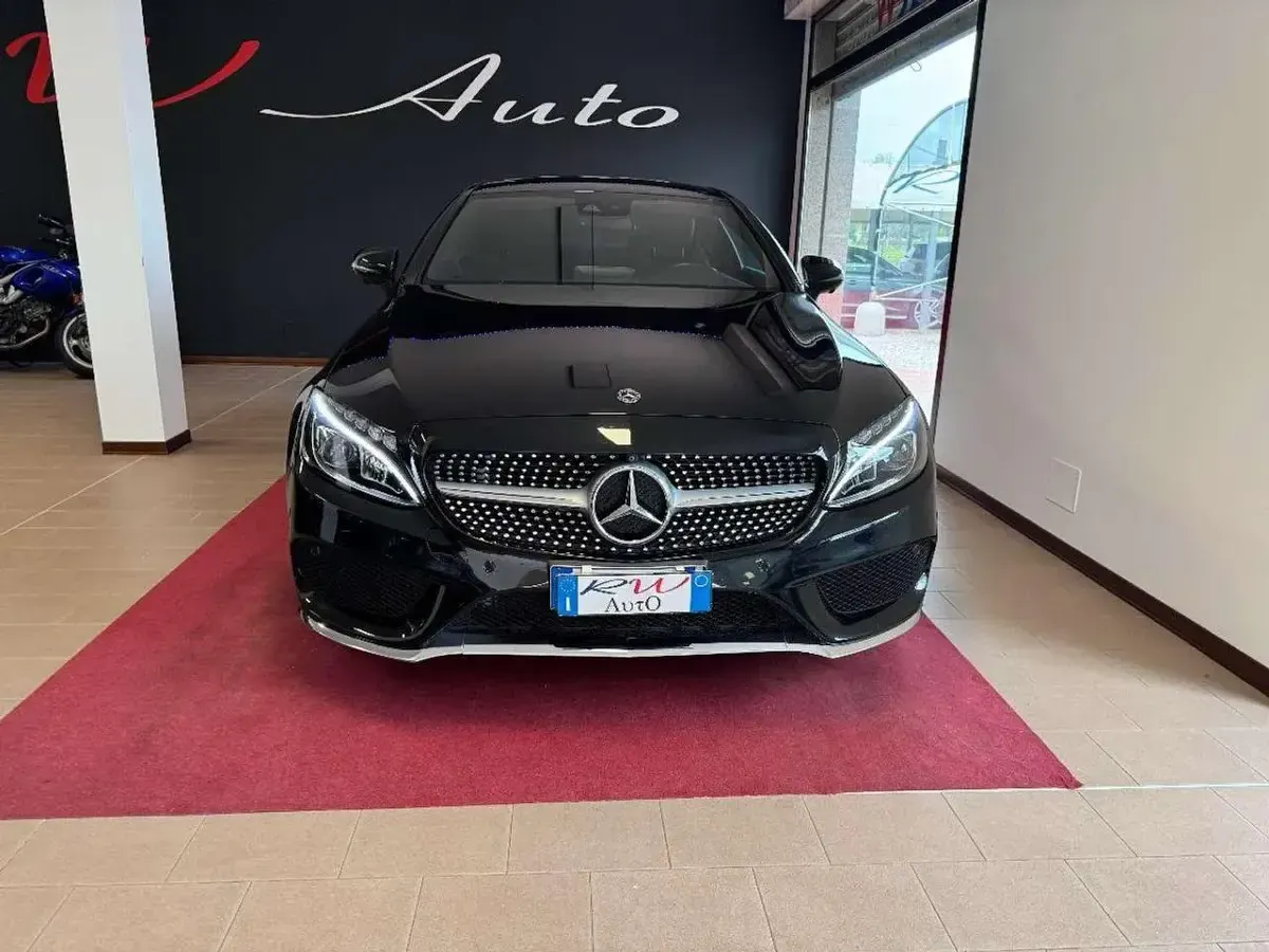 Usata Mercedes C220 Premium 170 CV (125 kW) 2017 Nero Coupé
