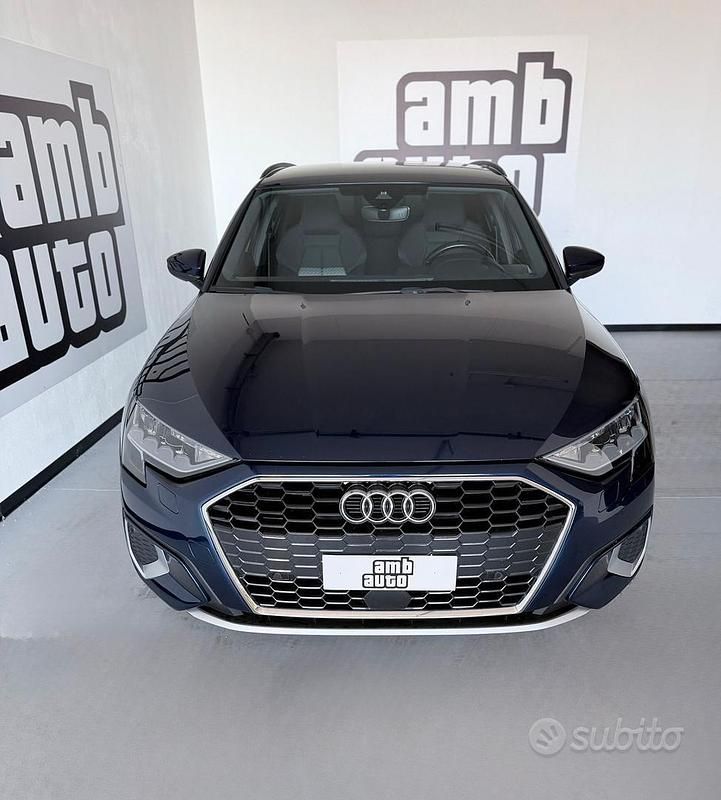 Usata Audi A3 Advanced 110 CV (80 kW) 2024 Blu Berlina
