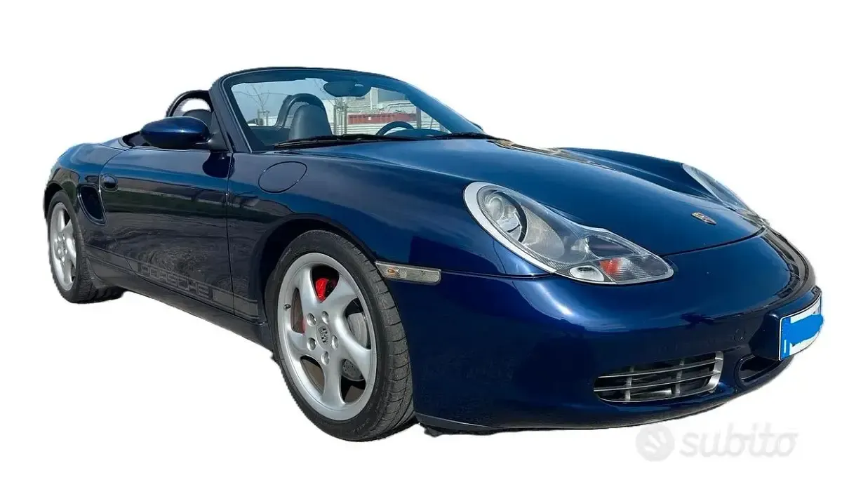 Usata Porsche Boxster 252 CV (185 kW) 2001 Blu Cabrio